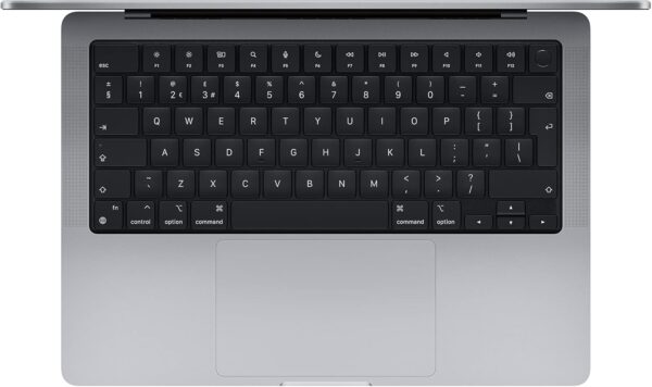 2021 Apple MacBook Pro with Apple M1 Pro chip (14-inch, 16GB RAM, 512GB SSD) (QWERTY English) Space Grey (Renewed) - Image 3