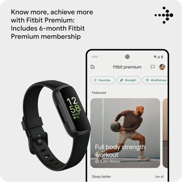 Google Fitbit Inspire 3 Activity Tracker with 6-months Premium Membership Included, up to 10 days battery life and Daily Readiness Score - Image 9