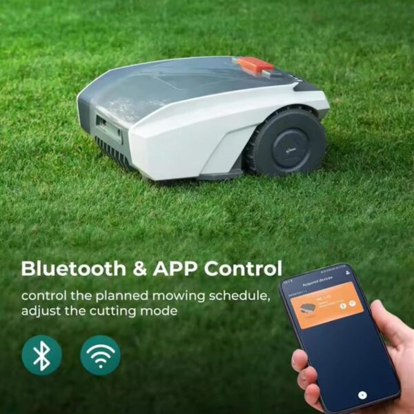 Automatic Robot Lawn Mower with GPS Navigation, Mows Up to 2/3 Acre /29,000 Sq.Ft, APP Control with Schedule, Stoppage Re-Cutting, Custom Mowing, GPS Anti-Theft, Self-Charging - Image 3