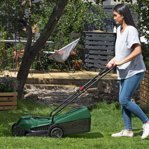 Bosch Cordless Lawnmower EasyMower 18V-32-150 (Up to 100 m2 with a 3.0 Ah Battery; 18 Volt System; Cutting Width: 32 cm; with Charger and 3.0 Ah Battery) - Image 4