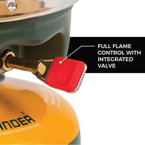 Highlander Lightweight Camping Stove: Only 570g Stove with Piezo Ignition - 1.1L Pot for Backpacking and Hiking - Portable Propane Gas Burner - Perfect Outdoor Equipment for Your Next Adventure! - Image 5