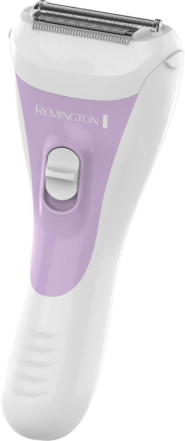 Remington Lady Shaver for Women (Battery Operated with Batteries included, Wet & Dry, Showerproof, Moisturising Strip with Aloe Vera, Bikini Attachment, Storage Pouch, Cleaning Brush) WSF5060 - Image 2