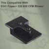 ZHIXING Blower Wall Mount Bracket Compatible with Ego Power+ 530 615 650 765 CFM Leaf Blower, Mounting Bracket/Organizer for Leaf Blower with Screws & Mount, with Installation Instructions - Image 6