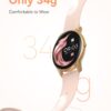 AGPTEK Smart Watch for Women, 1.3'' Full Touch Fitness LW11 Watch with Female Health Tracking, Heart Rate Monitor, 5ATM Waterproof Outdoor Sports Smartwatch for Android iOS Phones - Image 3