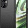 Jhxtech Case for OnePlus Nord N30 Case, OnePlus Nord CE 3 Lite 5G Case, Ultra Slim Phone Cover with Shock-Absorption Carbon Fiber TPU Rubber Protective Cases for OnePlus Nord N30 5G Black - Image 2