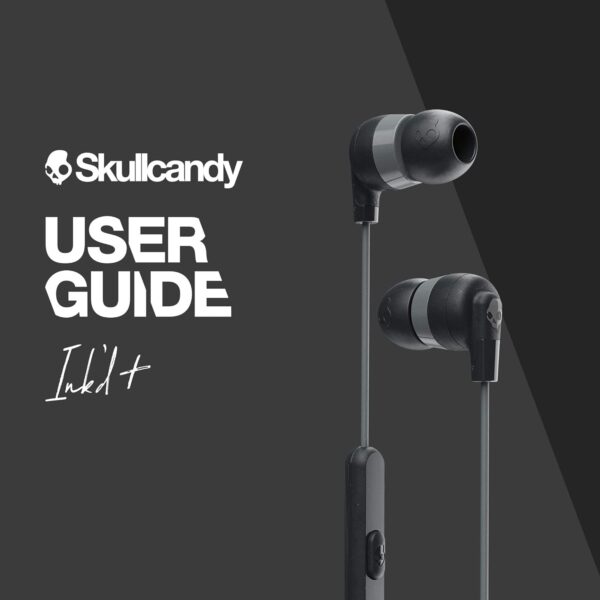 Skullcandy Ink'd+ In-Ear Wired Earbuds, Microphone, Works with Bluetooth Devices and Computers - Black - Image 8