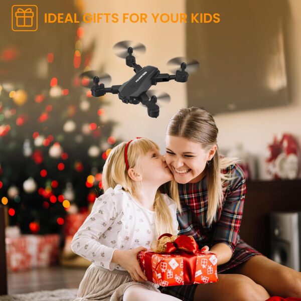 JoyGeek Drone with Camera for Adults & Kids, 1080P Camera Drones with LED Light, Foldable RC Quadcopter with 3D Flips, Headless Mode, Altitude Hold, Christmas Gifts for Boys Girls - Image 8