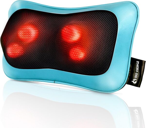 MOCUISHLE Shiatsu Neck Back Massager Pillow with Heat, Deep Tissue Kneading Massage for Back, Neck, Shoulder, Leg, Foot, Gift for Men Women Mom Dad, Stress Relax Mothers Day, Fathers Day - Image 2