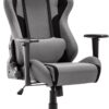 IntimaTe WM Heart Gaming Chair, Ergonomic Fabric Gamer Chair, Breathable Racing Chair for Home Office and Gaming, Office Chair for Adults, Swivel High Back Recliner Computer Desk Chair,Adjustable,Gray - Image 2