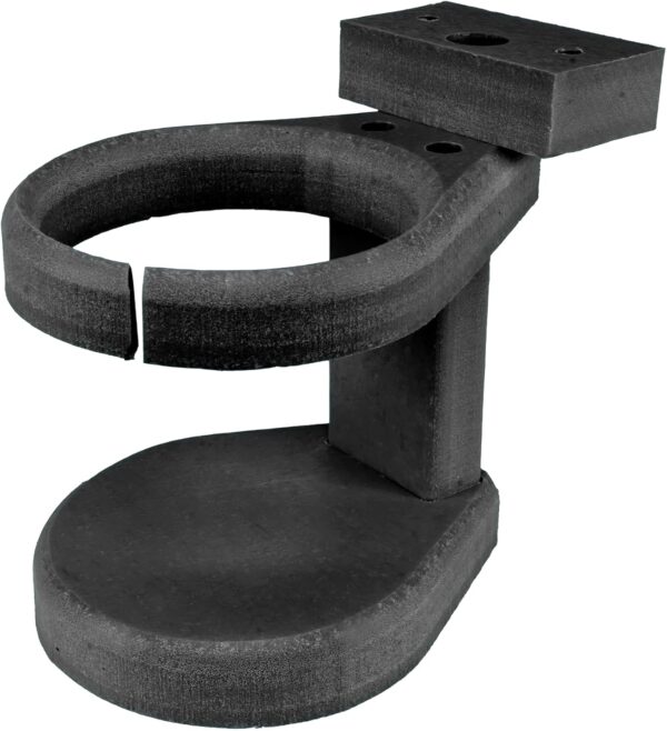 Southern Homewares Adirondack Chair Cup Holder Attachment, Durable Poly Lumber, Adjustable, Ideal for Your Polywood Outdoor Furniture, Black - Image 2