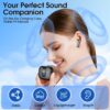 Wireless Earbuds Bluetooth 5.4, in Ear buds 6-Mic ENC Noise Cancelling(Clearer Call) Mini Earphones Deep Bass HiFi Stereo,LED Power Display 35H Playtime IP7 Waterproof Headphones for Android iOS Black - Image 6