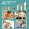 Pet Grooming Vacuum for Dogs,10000pa Strong Grooming & Vacuum Suction 99% Pet Hair,300w Professional Pet Hair Remover Cat Grooming Kit with 2l Dust Cup for Shedding Thick & Thin Dogs Cats Pet Hair - Image 8