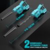 TASDISE Leaf Blower, Cordless Garden Blower for Makita 18V Battery, 2 in 1 Leaf Blower, Garden Vacuum, Electric Leaf Blower and Vacuum, 3-Speed Control, Leaf Hoover for Garden, Patio, Lawn, no Battery - Image 9