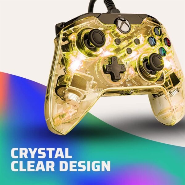 PDP Afterglow LED Wired Game Controller - RGB Hue Color Lights - USB Connector - Audio Controls - Dual Vibration Gamepad- Xbox Series X|S, Xbox One, PC - Image 3