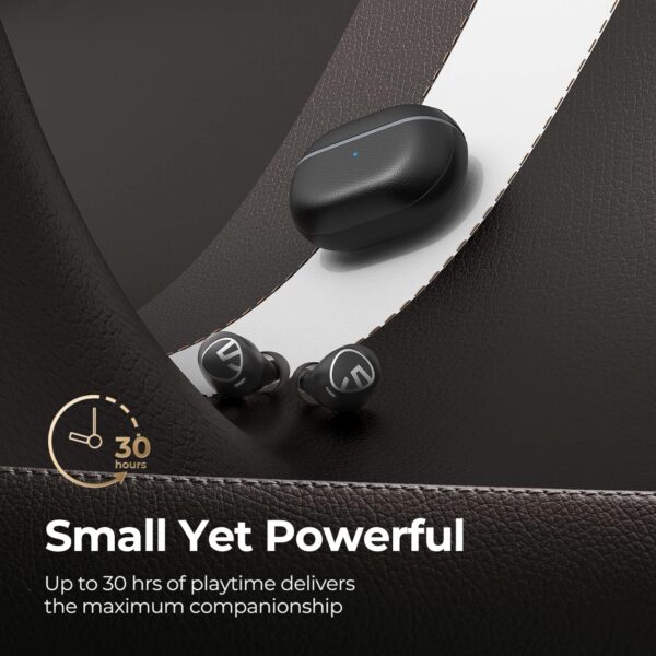 SoundPEATS Free2 Classic Wireless Earbuds with 30Hrs Playtime IPX5 Waterproof Wireless Headphones for Sports Stereo Bluetooth 5.1 Earphones in-Ear Earbuds Built-in Mic for Clear Calls, Touch Control - Image 3