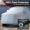 iCarCover 30-Layer Premium Truck Car Cover Waterproof All Weather | Rain Snow UV Sun Protection Full Car Covers | F-250 350 450, Ram 2500, Silverado Sierra 2500HD 3500HD, Size T74 (See Size Chart) - Image 7