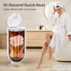 Towel Warmer for Bathroom - 27L Large Towel Warmer Bucket with 5-Minute Rapid Heating, 4 Adjustable Modes, Auto Flip-Top, Aromatherapy & Night Light, ETL Certified for Towels, Blankets & Clothes - Image 3