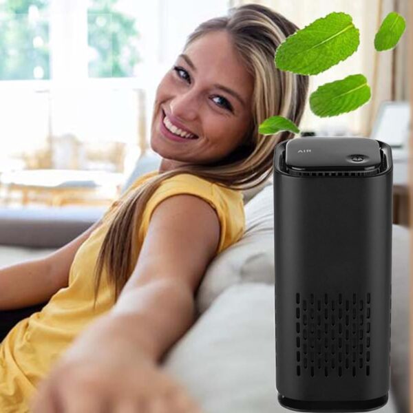 NEW Pet Air Purifier, 3-in-1 Filters, Pet Air Purifiers for Home Cat Pee Smell, Covers Up to 990 Ft², Quiet 360° intake Air Cleaner for Dust Smoke Odor Dander (Black) - Image 9