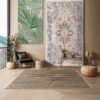Livabliss Colos Indoor Outdoor Rug - Large Boho Rugs for Living Room 200x275 cm Dining, Kitchen Carpet, Patterned Neutral and Coloured Rugs, Waterproof, Stain Durable - Beige and Cream - Image 9