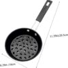 BESPORTBLE Portable Charcoal Burning Pot Handheld Camping Burner Stove for Outdoor Cooking 16CM Lightweight Charcoal Grill Pot for Hiking and BBQ - Image 3