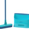 Spontex Catch & Clean Indoor Rubber Broom and Dustpan Set - Dustpan and Brush Set for Pet Hair Removal - Rubber Brush for Wet & Dry Sweeping Plus Multi-Surface Cleaning - Image 2