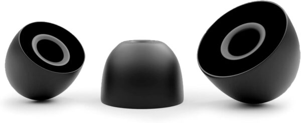 Okuli Set of 12 Silicone EarBuds Ear Tips For BEATs Studio Buds, Fit Pro Earphones in Black - Image 5