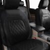 KKnoon 9 Pieces Car Seat Cover PU Leather Seat Protector Full Set Automobile Interior Accessories for Car SUV Vehicle - Image 4