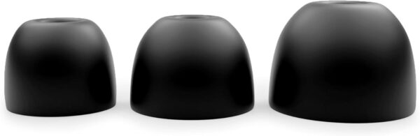 Okuli Set of 12 Silicone EarBuds Ear Tips For BEATs Studio Buds, Fit Pro Earphones in Black - Image 4