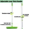 Rubber Broom and Pet Hair Brush Set, Telescopic Long Handle Soft Rubber Push Broom, Fur Remover Broom with Squeegee, Pet Hair Removal Broom and Brush Use for Carpet, Cat Dog - Image 3