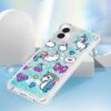 Glitter Liquid Sparkle for Motorola Moto G Power 5G 2024 Cover Christmas Glitter Case Cute Flowing 3D Quicksand Bling Plastic Soft Clear Personalized Floating Phone Case Bling Liquid,Purple Unicorn - Image 5