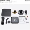 HOMELODY Tub Shower Faucet Set with 8 Inch Shower Head Tub Spout, Single Handle High Pressure Complete Bathtub Shower Faucet Set Valve Included Matte Black - Image 8