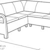 JTF Keter Corfu Rattan Effect Corner Sofa Set 5 Seater - Image 7