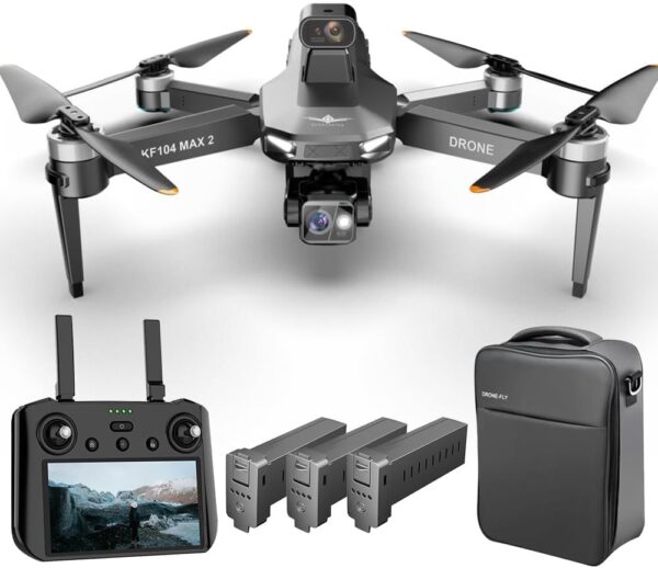 Teeggi KF104 MAX2 Drone with 4K Professional Camera for Adults, 6 km Flight Distance, 360° Obstacle Avoidance, 3-Axis Gimbal Joint, GPS Drones, 3 Batteries - Image 2