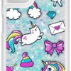 Glitter Liquid Sparkle for Motorola Moto G Power 5G 2024 Cover Christmas Glitter Case Cute Flowing 3D Quicksand Bling Plastic Soft Clear Personalized Floating Phone Case Bling Liquid,Purple Unicorn - Image 3