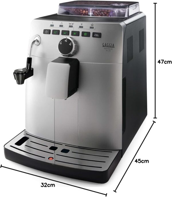 Gaggia HD8749/11 Naviglio Deluxe Coffee Machine, 1850 W, 15 Bar, Silver - Image 6