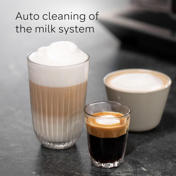 SIEMENS EQ700 Fully Automatic Bean to Cup Coffee Machine with iSelect Display, coffeeWorld, Cold Brew and Slow Brew Function, Integrated Milk Container, Home Connect, Stainless Steel Black, TQ717GB3 - Image 16