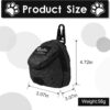 FuninCrea Dog Treat Pouch Bag, Dog Treat Bag with Built-in Poop Bag Dispenser Dog Training Treat Pouch for Walking Oxford Cloth Dog Training Bag for Travel Outdoor Training (Green) - Image 4