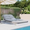 AJJHUUKI Outdoor Furniture-Futon Sofa Bed with Mattress White 80x206x11 cm Solid Wood Pine-Furniture - Image 4