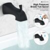 HOMELODY Tub Shower Faucet Set with 8 Inch Shower Head Tub Spout, Single Handle High Pressure Complete Bathtub Shower Faucet Set Valve Included Matte Black - Image 7