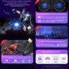 xoxivo VR Headset, 3D VR Virtual Reality Headsets, 2.1 Inch LPS 3K+ Display 1000+PPI, Suitable For Myopia 0-700 Degrees, Support Mobile Phones, Computers, Game Consoles, Drones, Set-top Boxes, Etc - Image 5