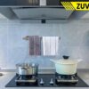 Zuvo Kitchen Roll Holder Under Cabinet – 30 cm Stainless Steel, Self-Adhesive or Screw Mount, Rustproof and Durable Solution for Paper Rolls, Silver - Image 4