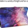 Viclowlpfe Amazon Kindle Fire HD 8 and Fire HD 8 Plus Tablet Case (12th/10th Generation, 2024/2022/2020), Slim Fit Lightweight Leather Smart Tablet Case with Auto Wake/Sleep, Forest - Image 6