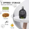 FuninCrea Dog Treat Pouch Bag, Dog Treat Bag with Built-in Poop Bag Dispenser Dog Training Treat Pouch for Walking Oxford Cloth Dog Training Bag for Travel Outdoor Training (Green) - Image 5