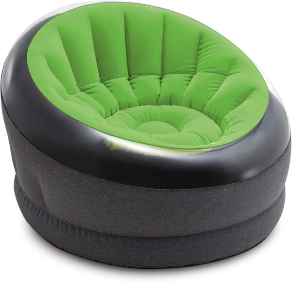 Intex Inflatable Empire Chair, 44" X 43" X 27", Vinyl, Green - Image 6
