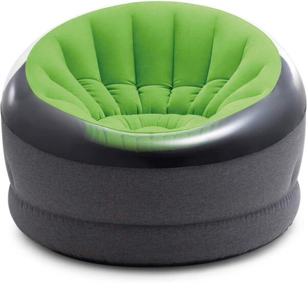 Intex Inflatable Empire Chair, 44" X 43" X 27", Vinyl, Green - Image 5