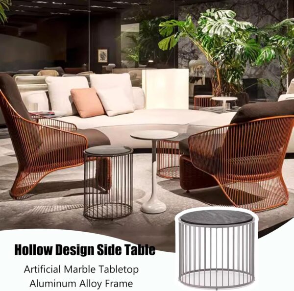 MOLVUS Patio Furniture 3 Pieces Conversation Sets Outdoor Wicker Rattan Chairs With Table Garden Backyard Balcony Porch Poolside - Image 4