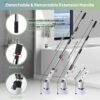 Electric Cleaning Brush, 9 IN 1 Electric Spin Scrubber Cordless Power Electric Scrubbing Cleaning Brush with 60" Adjustable Handle, 9 Brush Heads, 3 Speed for Bathroom Tub, Kitchen, Floor, Grooves - Image 5