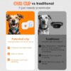 LOSHALL Dog Training Device with Remote Controller, Dog Vibration Collar Correction Device with Vibration, Rechargable Training Tool for Small/Medium/Large Dogs - Image 4