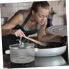 Alipis Charming Glass Stewing Pot Adorable Rabbit Pattern Saucepan Glass Clear Pasta Instant Noodle Pot Pan Stew Cooker Food Milk Sauce Pot with Lid - Image 6