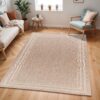 Livabliss Colos Indoor Outdoor Rug - Large Boho Rugs for Living Room 200x275 cm Dining, Kitchen Carpet, Patterned Neutral and Coloured Rugs, Waterproof, Stain Durable - Beige and Cream - Image 2